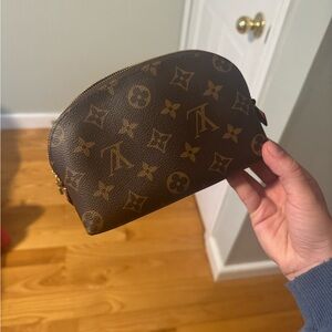 Louis Vuitton Brown Monogram Cosmetic Bag